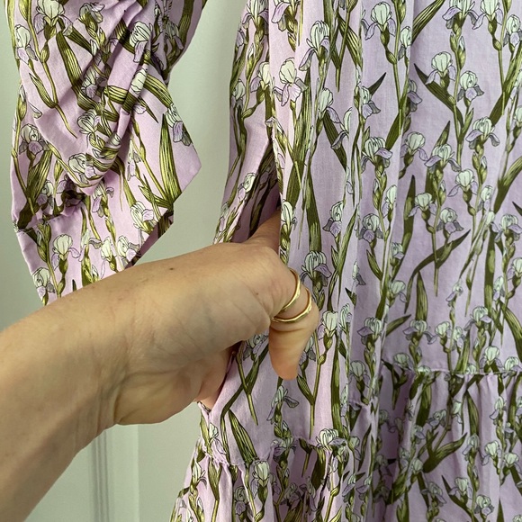 Happy X Nature Kate Hudson Luna Purple Floral Dress, size small. - Picture 6 of 7